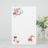 Wanna Boo Friends Briefpapier (Staand voorkant)