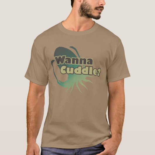 Wanna Cuddle Cuttlefish T-shirt (Voorkant)