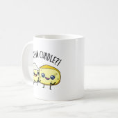Wanna Curdle Grappige Kaas Puns Koffiemok (Voorkant links)