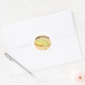 Wanna Cuttle Funny Cuttlefish Pun Ronde Sticker (Envelop)