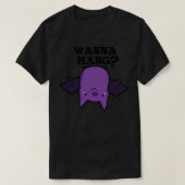 Wanna Hang Cute Animal Bat Pun 1 T-shirt (Design voorkant)
