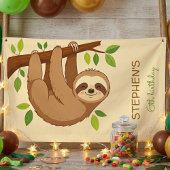 Wanna hang out? sloth kids birthday spandoek