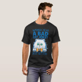 Wanna hoort een slechte kat Joke Kitten Jokes T-shirt (Voorkant volledig)