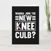 Wanna Join The New Knee Club Kaart (Voorkant)