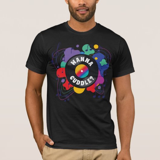 Wanna knuffel - Design #1 - T-shirt (C) (Voorkant)