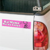 WANNA LEI YA -.png Bumpersticker (Op Truck)