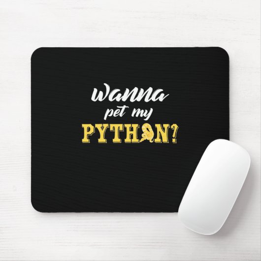 Wanna Pet My Python Muismat (Met muis)