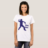 Wanna Race, blauw T-shirt (Voorkant volledig)