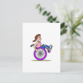 Wanna race briefkaart (Staand voorkant)