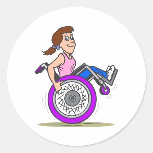 Wanna race ronde sticker (Voorkant)