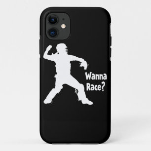 Wanna Race, white.png Case-Mate iPhone Case