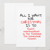 WANNA ROAST MARSHMALLOWS IN DE VLAK SAVE THE DATE (Voorkant / Achterkant)