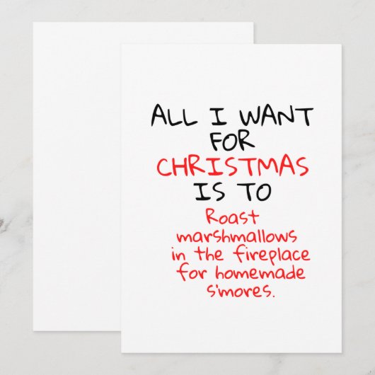 WANNA ROAST MARSHMALLOWS IN DE VLAK SAVE THE DATE (Voorkant / Achterkant)