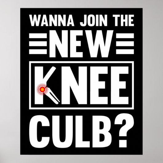 Wanna sluit zich aan bij de New Knee Club Poster (Voorkant)