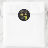 Wanna Taco Bout it Nacho Problem Avocado Lover Gua Ronde Sticker (Tas)