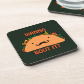 Wanna Taco Bout IT Onderzetters Humor Food Art (Linkerzijde)
