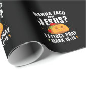 Wanna Taco Over Jesus Cinco de Mayo Christelijk Cadeaupapier (Rol Hoek)
