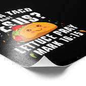 Wanna Taco Over Jesus Cinco de Mayo Christelijk Foto Afdruk (Hoek)