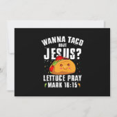 Wanna Taco Over Jesus Cinco de Mayo Christelijk Kaart (Voorkant)