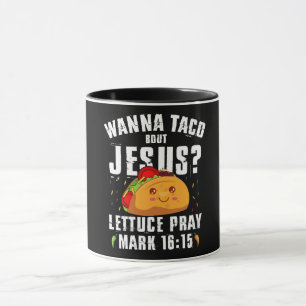 Wanna Taco Over Jesus Cinco de Mayo Christelijk Mok