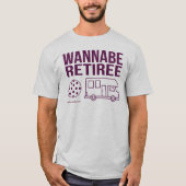 "Wannabe Retiree" Pickleball Shirt (Voorkant)