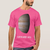 Wannabe Sun Jupiter Shirt Astronomy Shirt Planet (Voorkant)