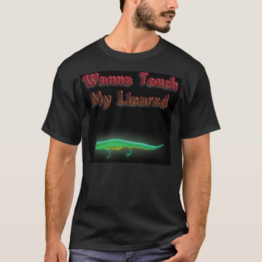 wannatouchmyliër t-shirt (Voorkant)