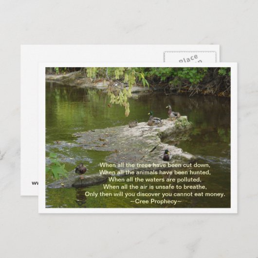 Wanneer alle briefkaart (Voorkant / Achterkant)