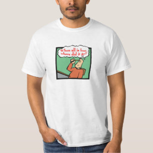 Wanneer alles verloren is, waar ging het dan heen? t-shirt