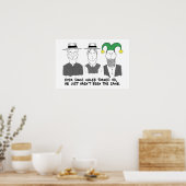 Wanneer Amish 40 Poster draait (Keuken)