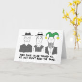 Wanneer Amish Draai 40 Wenskaart Kaart (Gele Bloem)