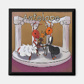 Wanneer Ants Elope Rick London Funny Comic Magneet (Voorkant)