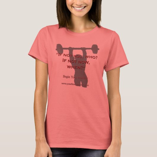 Wanneer begin je? t-shirt (Voorkant)