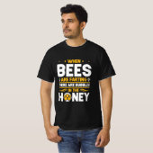 Wanneer bijen kweken t-shirt (Voorkant volledig)