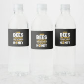 Wanneer bijen kweken waterfles etiket (Flessen)