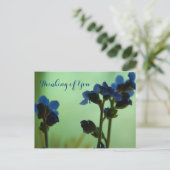 Wanneer blauw gevoel ... briefkaart (Staand voorkant)