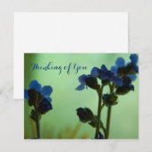 Wanneer blauw gevoel ... briefkaart (Voorkant / Achterkant)