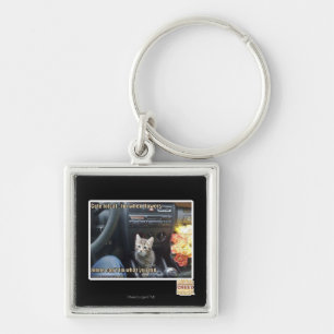 Wanneer bloemen niet genoeg zijn sleutelhanger