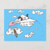 WANNEER BUNNIES AANSLAAN BRIEFKAART (Voorkant)