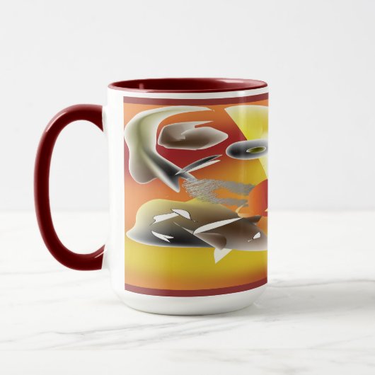 Wanneer Crazy de staat van de geest is Mok (Links)