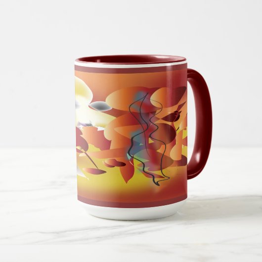 Wanneer Crazy de staat van de geest is Mok (Voorkant rechts)