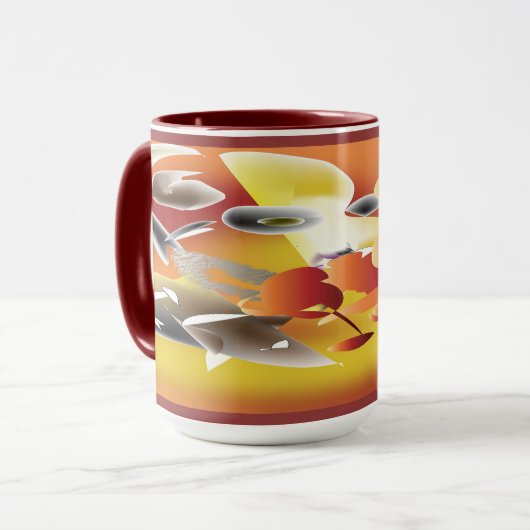 Wanneer Crazy de staat van de geest is Mok (Voorkant links)