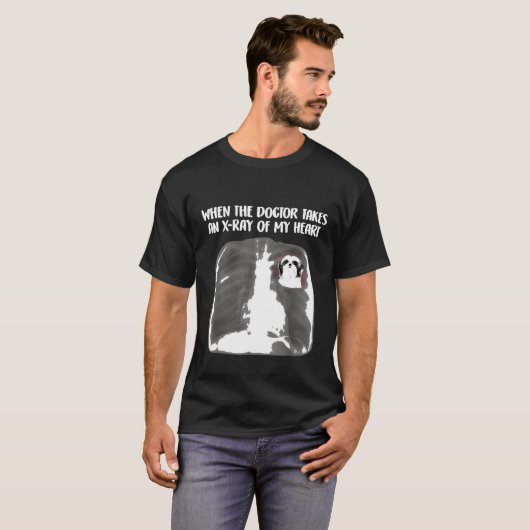 Wanneer de arts röntgenfoto van mijn hart neemt, k t-shirt (Voorkant volledig)