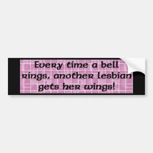 Wanneer de bel bumpersticker