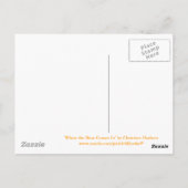 'Wanneer de boot binnenkomt' Briefkaart (Achterkant)