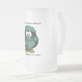 Wanneer de code daar wordt verbroken, wordt de ope matglas bierpul (Voorkant rechts)