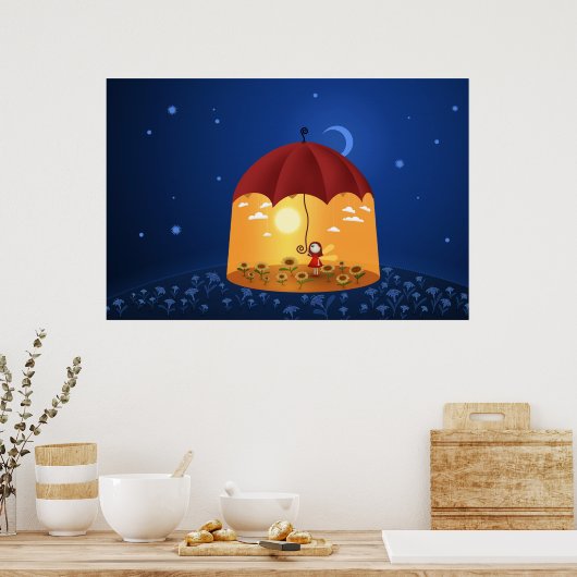 Wanneer de dag komt poster (Keuken)