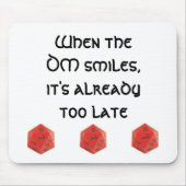 Wanneer de DM glimlacht Muismat (Voorkant)