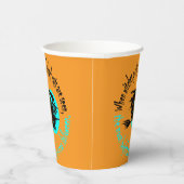 Wanneer de heksen het rondleiden is nabij Hallowee Papieren Bekers (Rechts)