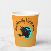 Wanneer de heksen het rondleiden is nabij Hallowee Papieren Bekers (Voorkant)